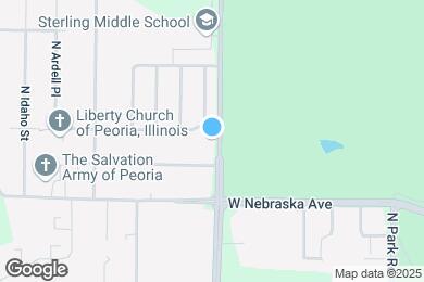 Map image of the property - 2017 N Sterling Ave