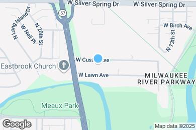 Map image of the property - 1703 W Custer Ave