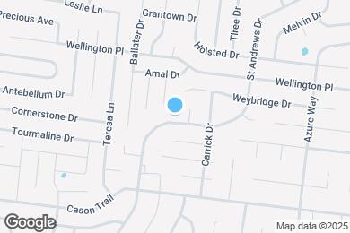 Map image of the property - 1624 St Andrews Dr