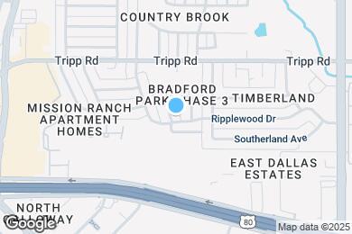 Map image of the property - 2300 Granbury Dr