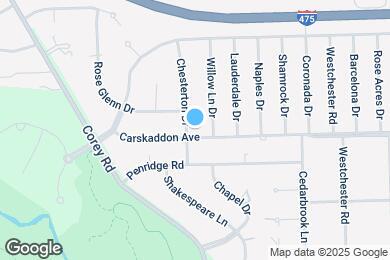 Map image of the property - 3610 Chesterton Dr