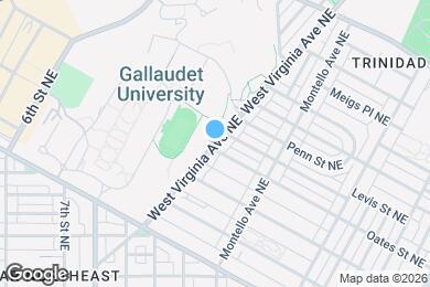 Map image of the property - 1400 West Virginia Ave NE