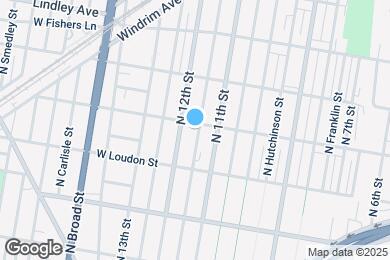 Map image of the property - 1118 W Rockland St