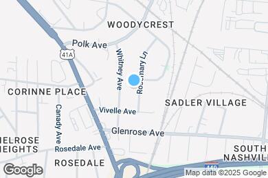 Map image of the property - 2027 Rosemary Ln