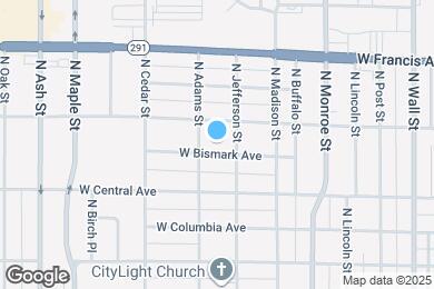Map image of the property - 1220 W Bismark Ave