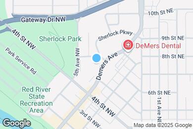 Map image of the property - Northern Pacific Apartments