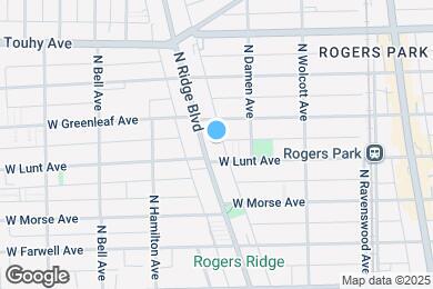 Map image of the property - 7013 N Ridge