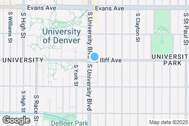 Map image of the property - 2376 E Iliff Ave