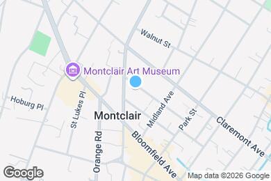 Map image of the property - Walk to NYC Train/Restaurants, Pre-War Charm - Montclair