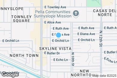 Map image of the property - 826 E Orchid Ln
