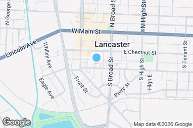 Map image of the property - 129 W Walnut St