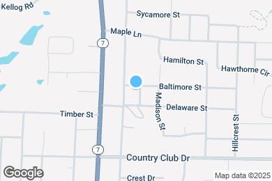 Map image of the property - 1202 Baltimore St