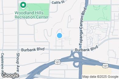 Map image of the property - 22137 Burbank Blvd