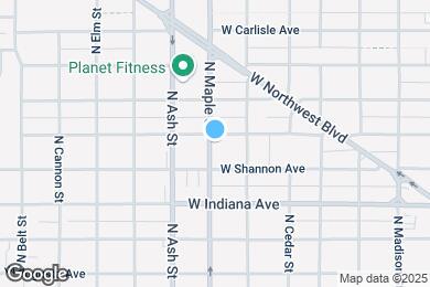 Map image of the property - 1527 W Knox Ave