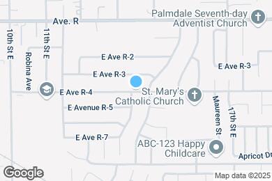 Map image of the property - 1341 E Ave R