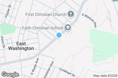 Map image of the property - 500 E Beau St