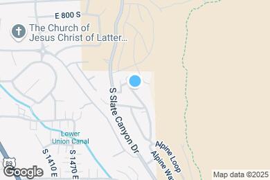 Map image of the property - 1043 Canyon Meadow Dr