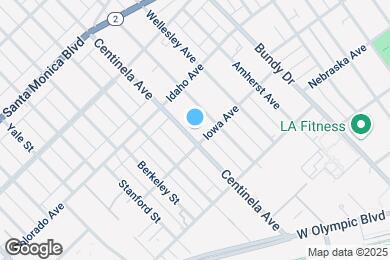 Map image of the property - 1646 S Centinela Ave