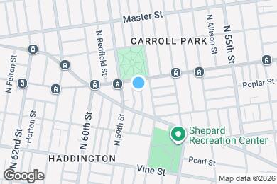 Map image of the property - 544 N Wanamaker St