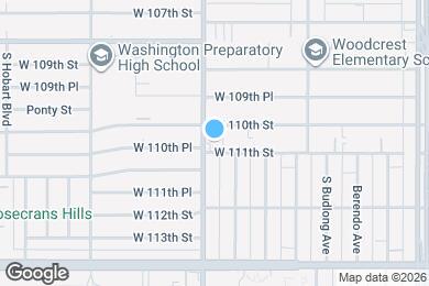 Map image of the property - 11100 Normandie Ave