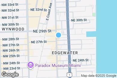 Map image of the property - 215 NE 27th St