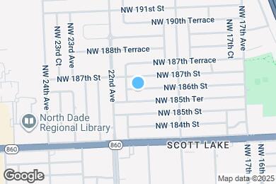 Map image of the property - 2018 NW 186th St