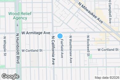 Map image of the property - 1934 N Fairfield St