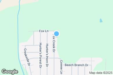 Map image of the property - 7414 Fox Creek Dr