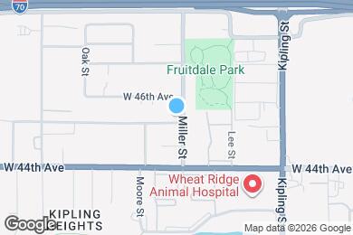 Map image of the property - 10401 W 45th Ave