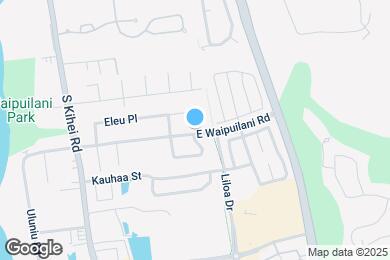 Map image of the property - 12345 E Waipuilani Rd