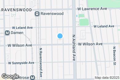 Map image of the property - 4614 N Paulina St