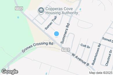 Map image of the property - 2408 FM 1113