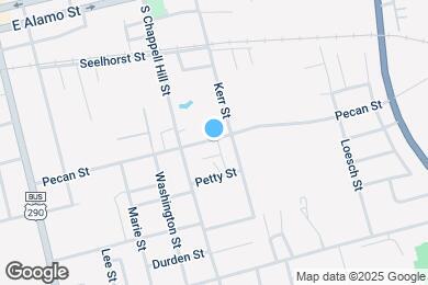 Map image of the property - 1004 Pecan St