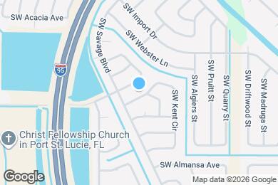 Map image of the property - 2307 SW Kent Cir