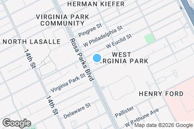 Map image of the property - 1710 Virginia Park St