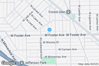 Map image of the property - 5201 N Latrobe Ave