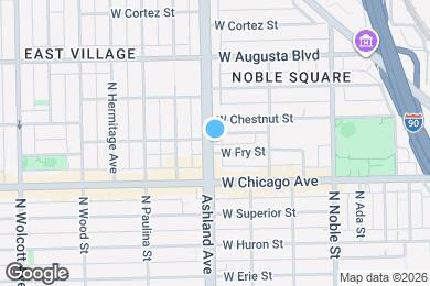 Map image of the property - 839 N Ashland Ave