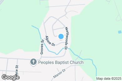 Map image of the property - 1804 Alpine Dr