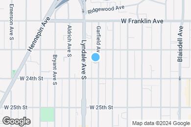 Map image of the property - 2226 Garfield Ave S