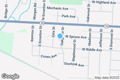 Map image of the property - 238 Oakgrove St