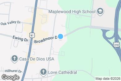 Map image of the property - 212 Broadmoor Dr