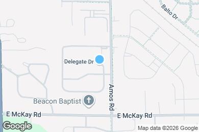 Map image of the property - 927 Delegate Dr