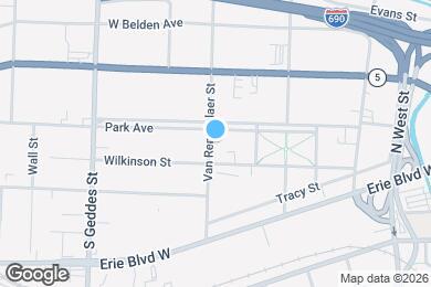 Map image of the property - 208 Van Rensselaer St