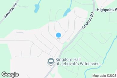 Map image of the property - 801 Lake Chase