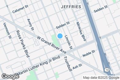 Map image of the property - 3618 Trumbull