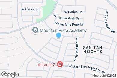 Map image of the property - 3476 W Allens Peak Dr