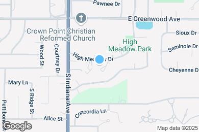 Map image of the property - 961 High Meadow Dr