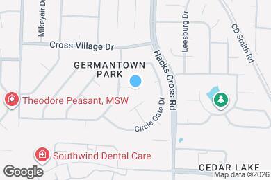 Map image of the property - 8021 Brooxie Cove