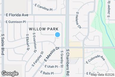 Map image of the property - 18339 E Iowa Dr