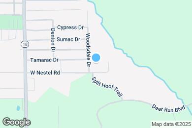 Map image of the property - 1111 Woodsdale Dr